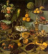 Georg Flegel Large Food Display oil